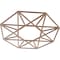 Ekena Millwork Guardian Wood Fretwork Pierced Ceiling Medallion, Wood (Paint Grade), 22"OD x 8 1/2"ID x 3/8"T CMWP22X22X0375GDMF - alternate 2